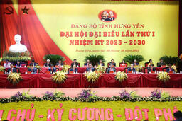 Khai mạc Phiên trù bị Đại hội đại biểu Đảng bộ tỉnh Hưng Yên lần thứ I