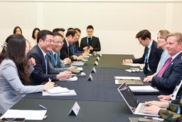 Chùm ảnh: Bộ trưởng Nguyễn Hồng Diên làm việc với Bộ trưởng Thương mại New Zealand