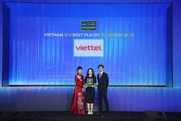 Viettel là nơi làm việc tốt nhất Việt Nam trong 2 ngành công nghệ phần cứng hạ tầng và công nghệ thông tin