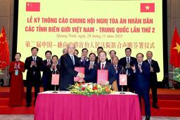 Hợp tác tư pháp Việt Nam - Trung Quốc ngày càng thực chất, hiệu quả