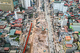 Đường Vành đai 1 rộng 50m sau khi loạt công trình được giải tỏa