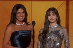 Lisa (Blackpink) đọ sắc cùng Hoa hậu Thế giới trên sân khấu Quả cầu vàng