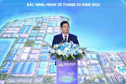 Hòa Phát khởi công dự án Khu công nghiệp Đồng Phúc quy mô hơn 3.700 tỷ đồng tại Bắc Ninh