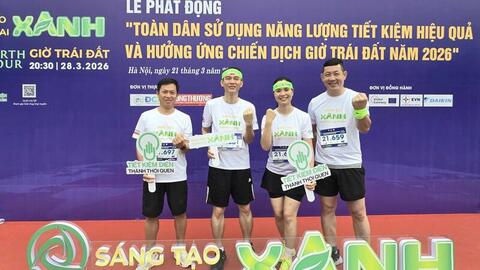 Doanh nghiệp chung tay lan tỏa Giờ Trái đất, tiết kiệm năng lượng