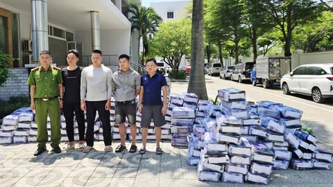 Triệt phá 2 vụ mua bán khí cười ở Đà Nẵng, thu giữ hơn 800 bình N2O