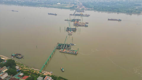 Cầu Trần Hưng Đạo ở Hà Nội sau nửa năm khởi công