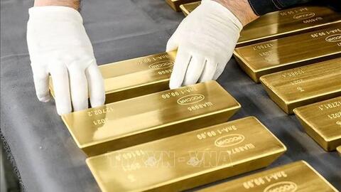 Ngày 26/5: Giá vàng trong nước giảm 500.000 đồng/lượng
