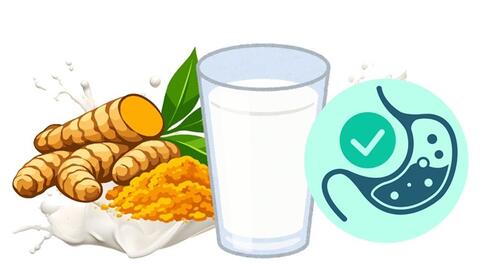 Sữa nghệ hỗ trợ giảm viêm và cải thiện tiêu hóa