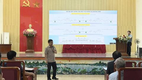Lấy ý kiến người dân về dự án cầu Bùi Thị Xuân hơn 2.700 tỉ đồng ở Hải Phòng