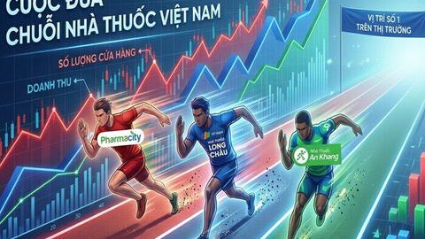 Long Châu, Pharmacity và An Khang chia 'miếng bánh' chuỗi nhà thuốc trị giá gần 10 tỷ USD: Chuyên gia hé lộ về cuộc đua tam mã phía trước