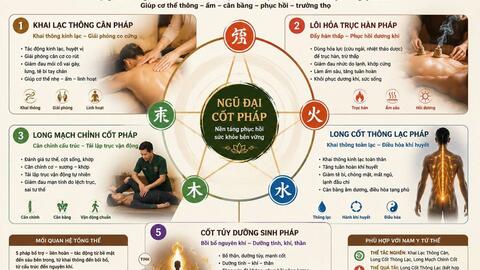 Phục hồi cơ thể hiện đại từ năm liệu pháp