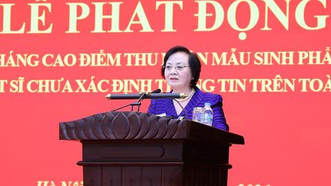 Phát động cao điểm thu nhận ADN, mở thêm cơ hội xác định danh tính liệt sĩ