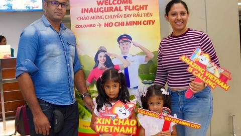 Vietjet khai trương đường bay thẳng Colombo - TP. Hồ Chí Minh, mở lối đến đảo quốc Sri Lanka