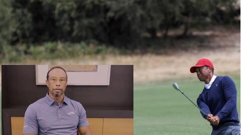 Huyền thoại golf Tiger Woods xuất hiện với dáng vẻ tiều tụy