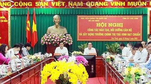 Trà Vinh: Kế hoạch công tác bồi dưỡng cán bộ chính trị và xây dựng trường chính trị đạt chuẩn