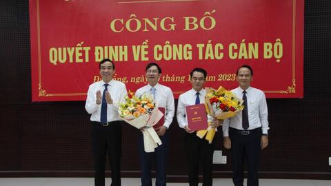 Đà Nẵng công bố các quyết định về công tác các bộ