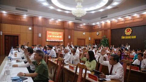 Ông Phan Việt Cường được miễn nhiệm Chủ tịch HĐND tỉnh Quảng Nam