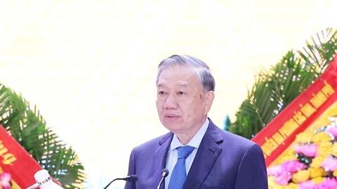 Tổng Bí thư Tô Lâm: Quân khu 4 cần vững bước trong thời bình