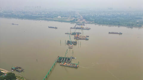 Cầu Trần Hưng Đạo ở Hà Nội sau nửa năm khởi công