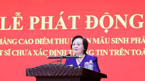 Phát động cao điểm thu nhận ADN, mở thêm cơ hội xác định danh tính liệt sĩ