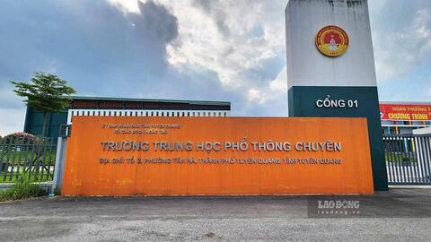 Khởi tố thầy giáo Nguyễn Hà Duy vụ nhiều điểm 10 bất thường ở Tuyên Quang