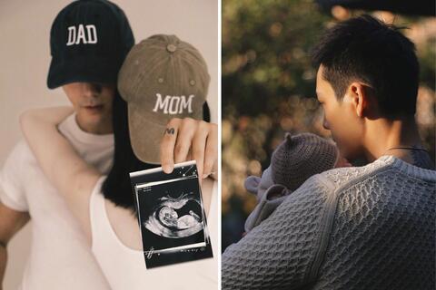 Trần Vỹ Đình và Hà Tuệ lần đầu xuất hiện cùng nhau sau khi có con