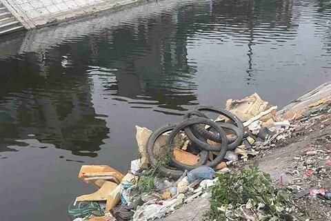 Người dân xả rác bừa bãi, kênh Đại Phú Giang, Hải Phòng xuống cấp cảnh quan