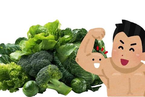 Tăng cơ bắp nhờ ăn rau xanh