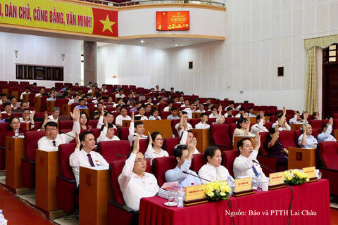 Kỳ họp thứ Năm HĐND tỉnh Lai Châu kiện toàn nhân sự chủ chốt