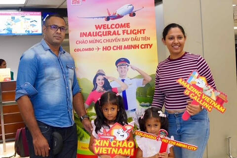 Vietjet khai trương đường bay thẳng Colombo - TP. Hồ Chí Minh, mở lối đến đảo quốc Sri Lanka