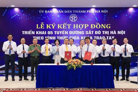 Vinhomes - SGC đầu tư gần 900.000 tỉ đồng xây dựng 5 tuyến metro Hà Nội