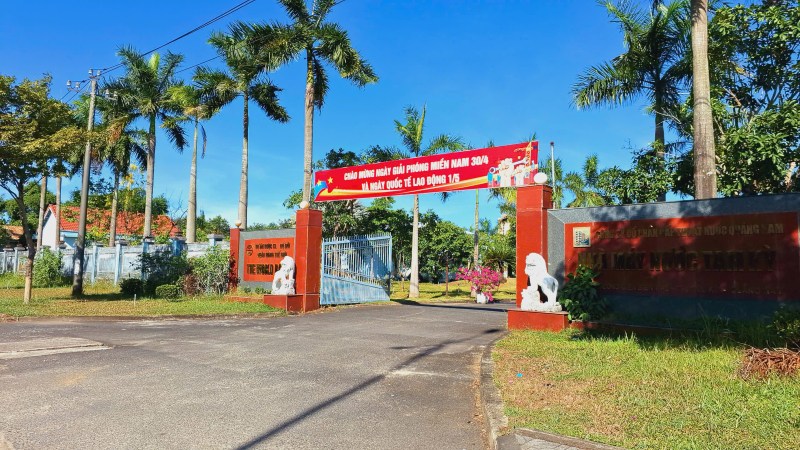 Trụ sở Công ty CP Cấp thoát nước Quảng Nam chi nhánh Tam Kỳ. Ảnh: Hoàng Bin