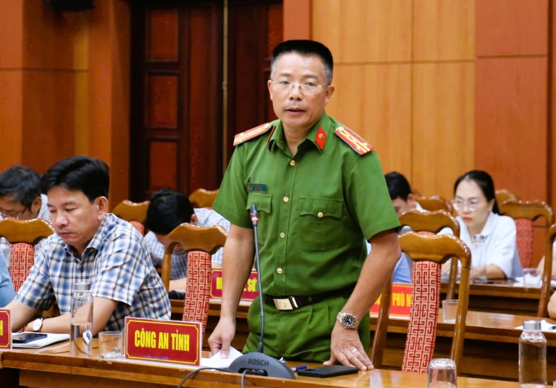 Đại tá Nguyễn Hà Lai - Phó Giám đốc, Thủ trưởng Cơ quan Cảnh sát điều tra Công an tỉnh Quảng Nam. Ảnh: Trường An