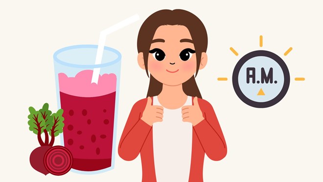 Lợi ích bất ngờ khi uống nước ép củ dền lúc bụng đói vào buổi sáng