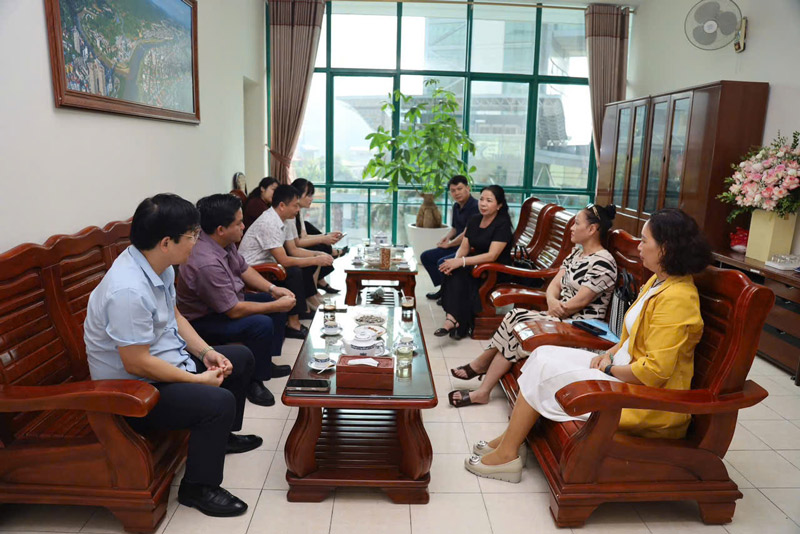 Chương trình cà phê cùng doanh nghiệp nhằm lắng nghe tiếng nói của các đơn vị, qua đó có các phương án tháo gỡ khó khăn. Ảnh: Tuấn Hải