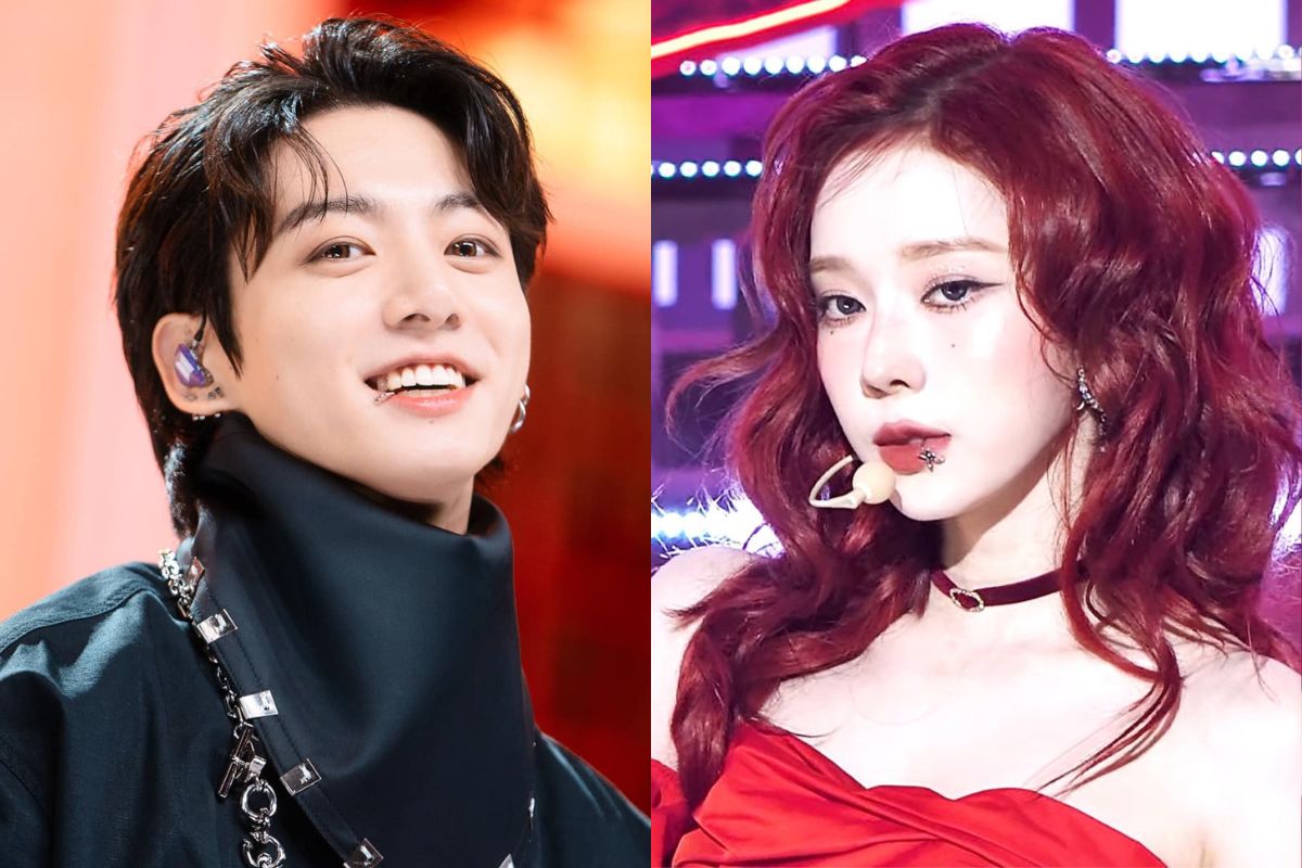 Jungkook gần đây cũng vướng tin đồn hẹn hò Winter (aespa). Ảnh: cắt từ video