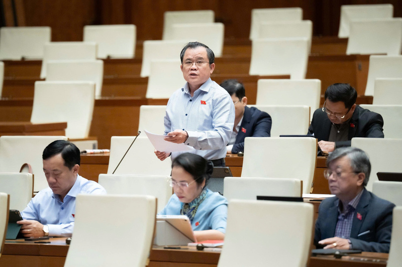 Đại biểu Nguyễn Tâm Hùng - đoàn TP. Hồ Chí Minh.