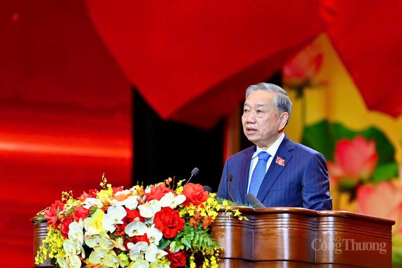 Tổng Bí thư Tô Lâm nhấn mạnh, thi đua yêu nước là truyền thống quý báu của dân tộc ta. Ảnh: Nam Nguyễn