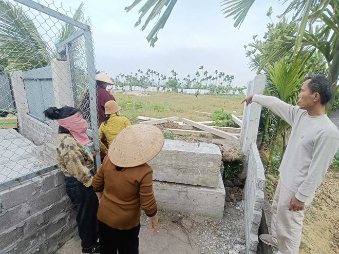 Làm rõ việc hộ dân lấp mương, chắn đường vào khu sản xuất ở Hải Phòng