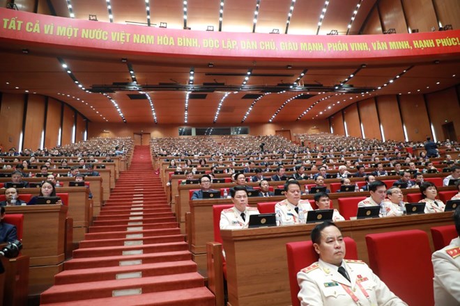 Đại hội XIV của Đảng tiếp tục chương trình làm việc ngày 22.1