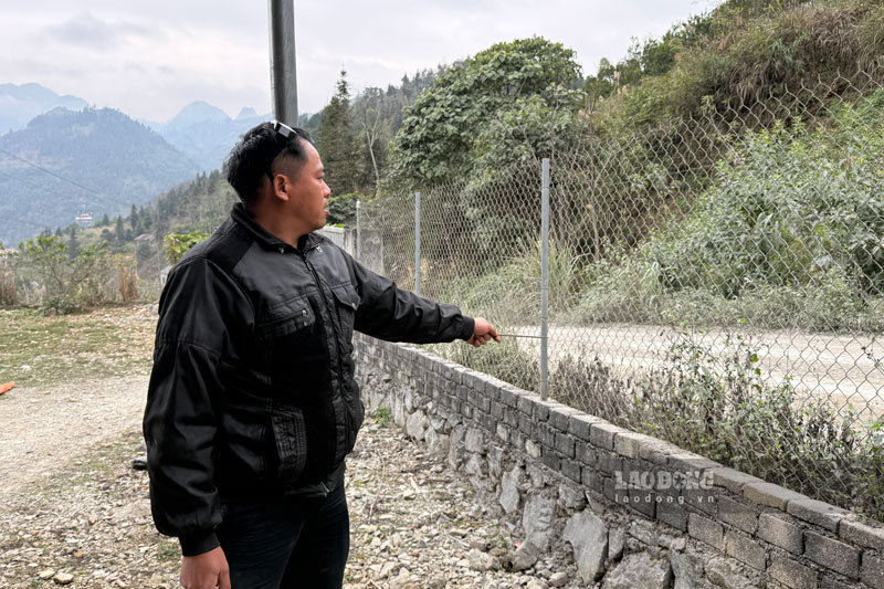 Đường giao thông nông thôn hư hỏng. Ảnh: Đinh Đại