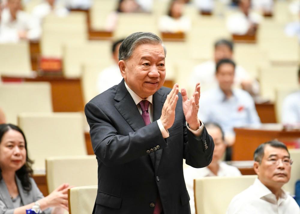 Tổng Bí thư, Chủ tịch nước Tô Lâm dự Hội nghị. Ảnh: Như Ý.