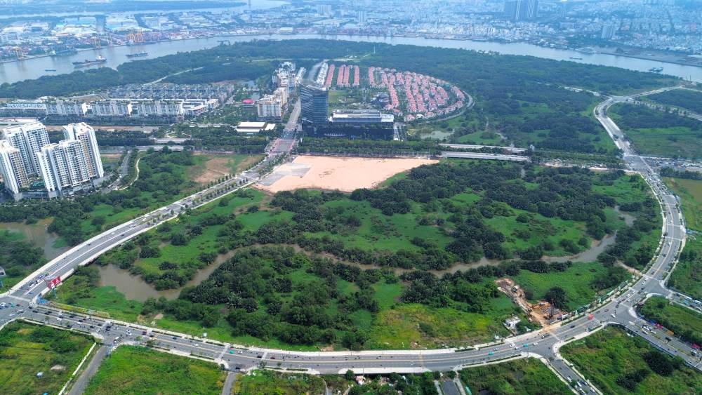 ị trí xây Trung tâm hành chính mới TPHCM. Ảnh: Anh Tú