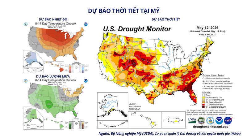Dự báo thời tiết tại Mỹ