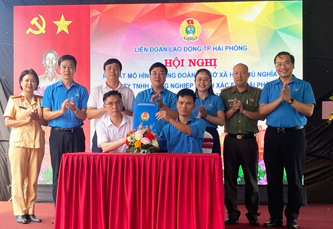Doanh nghiệp FDI ở Hải Phòng ra mắt mô hình Công đoàn cơ sở xã hội chủ nghĩa