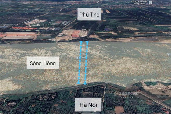 Đầu tư 985 tỉ đồng làm đường nối đê sông Hồng với cầu Vân Phúc