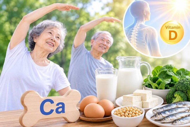 Người cao tuổi muốn tăng canxi, đừng chỉ uống sữa