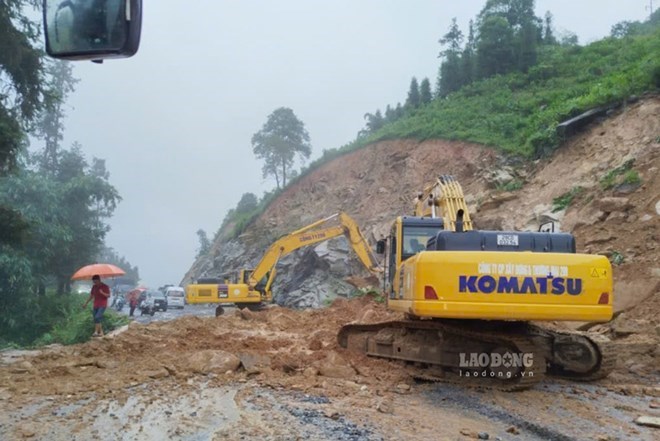 Lào Cai cảnh báo nguy cơ sạt lở trên nhiều tuyến giao thông trọng điểm