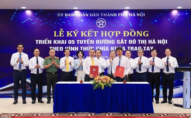 Vinhomes - SGC đầu tư gần 900.000 tỉ đồng xây dựng 5 tuyến metro Hà Nội
