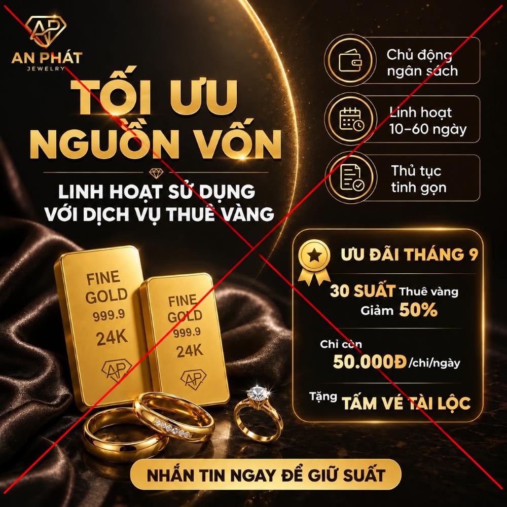 Các thông tin quảng bá, trang Facebook và cơ sở các đối tượng núp bóng cho thuê vàng để hoạt động tín dụng đen. Ảnh: Công an TPHCM